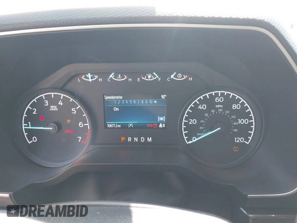 2023 Ford F-150 XL with VIN 1FTEW1CP0PKG14886, listed as a IAAI auction lot 42444367 with 10,677 mi miles and . Bid and sale history available at DreamBid. Image 7.