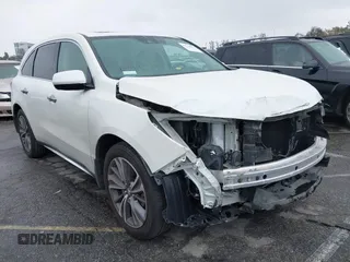 2019 Acura MDX w/Technology Pkg with VIN 5J8YD4H55KL035053, listed as a IAAI auction lot 41764970 with 61,374 mi miles. Bid and sale history available at carsss.com. Image 1.