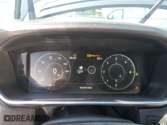 2017 Land Rover Range Rover with VIN SALGR2FK1HA348039, listed as a Copart auction lot 58626775 with 50,748 mi miles and Clean title. Bid and sale history available at DreamBid. Image 9.