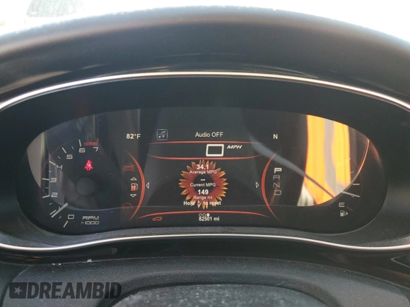 2013 Dodge Dart Limited with VIN 1C3CDFCA9DD151401, listed as a Copart auction lot 50541205 with 82,501 mi miles and Salvage Title. Bid and sale history available at carsss.com. Image 9.