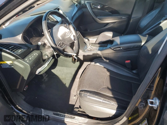 2016 Hyundai Azera with VIN KMHFG4JG8GA555447, listed as a Copart auction lot 45010475 with 96,531 mi miles and Salvage title. Bid and sale history available at DreamBid. Image 7.