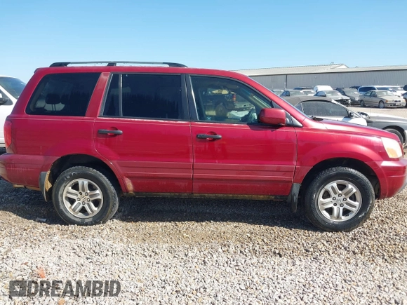 2005 Honda Pilot EX-L with VIN 5FNYF18505B022497, listed as a IAAI auction lot 41994385 with 199,143 mi miles. Bid and sale history available at carsss.com. Image 13.