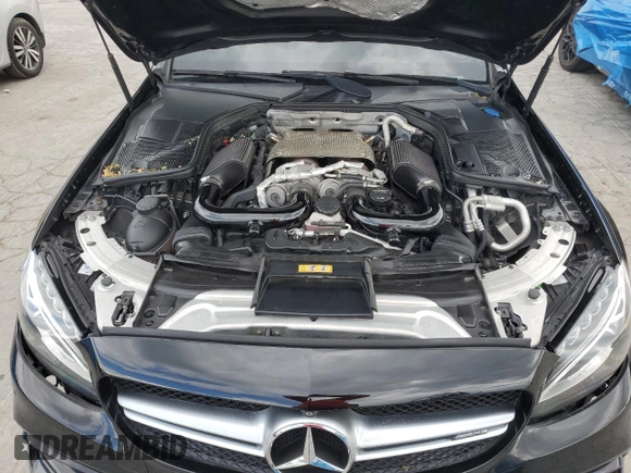 2017 Mercedes-Benz C 63 S AMG z VIN 55SWF8HB3HU204431, wystawiony jako Copart lot #56970675 z przebiegiem 57 527 mil mil oraz Szkoda całkowita • Salvage title. Historia ofert i sprzedaży dostępna na DreamBid. Obrazek 11.