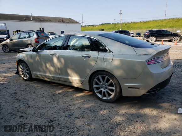 2015 Lincoln MKZ z VIN 3LN6L2JK4FR629312, wystawiony jako Copart lot #60230405 z przebiegiem 79 570 mil mil oraz Szkoda całkowita • Salvage title. Historia ofert i sprzedaży dostępna na DreamBid. Obrazek 2.