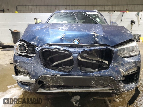 2020 BMW X3 xDrive30i with VIN 5UXTY5C05L9D22391, listed as a Copart auction lot 45843755 with Not Provided miles and Salvage Title. Bid and sale history available at DreamBid. Image 5.