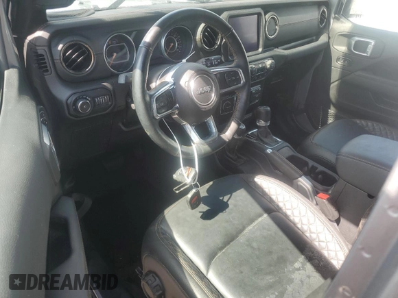 2021 Jeep Wrangler Unlimited Sahara High Altitude z VIN 1C4HJXEG5MW659306, wystawiony jako Copart lot #74563914 z przebiegiem Nie podano mil oraz Szkoda całkowita • Salvage title. Historia ofert i sprzedaży dostępna na DreamBid. Obrazek 8.