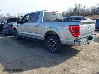 2023 Ford F-150 XL with VIN 1FTEW1EP6PFC17771, listed as a IAAI auction lot 41685177 with 24,021 mi miles. Bid and sale history available at carsss.com. Image 3.