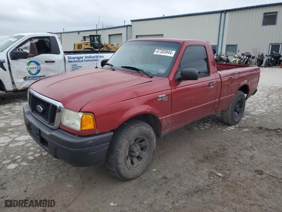2005 Ford Ranger XL with VIN 1FTYR10D95PA59290, listed as a Copart auction lot 87305944 with 288,446 mi miles and Salvage Title. Bid and sale history available at carsss.com. Image 1.
