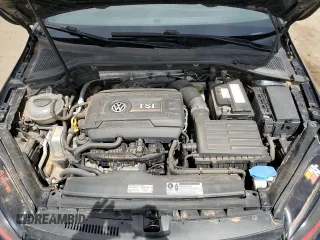 2017 Volkswagen Golf GTI S with VIN 3VW547AUXHM070857, listed as a Copart auction lot 52913205 with 87,759 mi miles and Salvage Title. Bid and sale history available at carsss.com. Image 12.