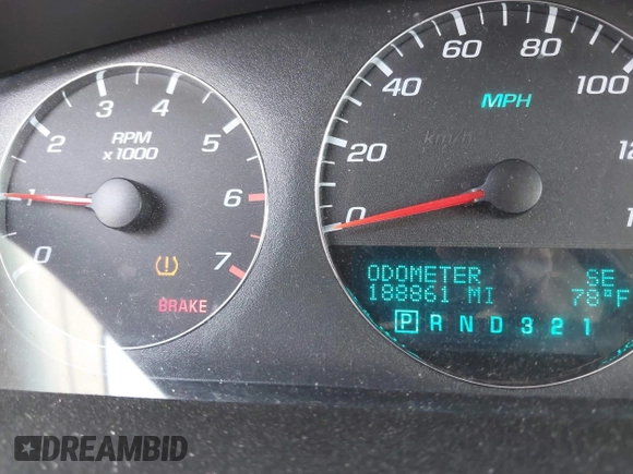 2008 Chevrolet Impala LT with VIN 2G1WC583389214908, listed as a IAAI auction lot 42011939 with 188,861 mi miles and . Bid and sale history available at DreamBid. Image 7.