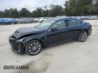 2020 Cadillac CT5 Premium Luxury with VIN 1G6DN5RK8L0154032, listed as a Copart auction lot 44957385 with 15,048 mi miles and Salvage Title. Bid and sale history available at carsss.com. Image 1.