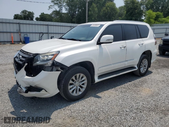 2015 Lexus GX 460 with VIN JTJBM7FX8F5101824, listed as a Copart auction lot 58498965 with 188,070 mi miles and Salvage title. Bid and sale history available at DreamBid. Image 1.