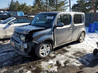 2012 Nissan Cube 1.8 S with VIN JN8AZ2KR7CT250098, listed as a Copart auction lot 43143395 with 108,014 mi miles and Salvage Title. Bid and sale history available at carsss.com. Image 1.
