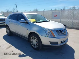 2015 Cadillac SRX Luxury Collection with VIN 3GYFNBE36FS555539, listed as a IAAI auction lot 41822672 with 80,641 mi miles. Bid and sale history available at carsss.com. Image 1.