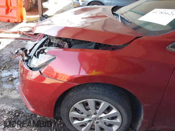 2016 Nissan Sentra S with VIN 3N1AB7AP9GY240508, listed as a IAAI auction lot 41781621 with 127,080 mi miles and . Bid and sale history available at DreamBid. Image 6.