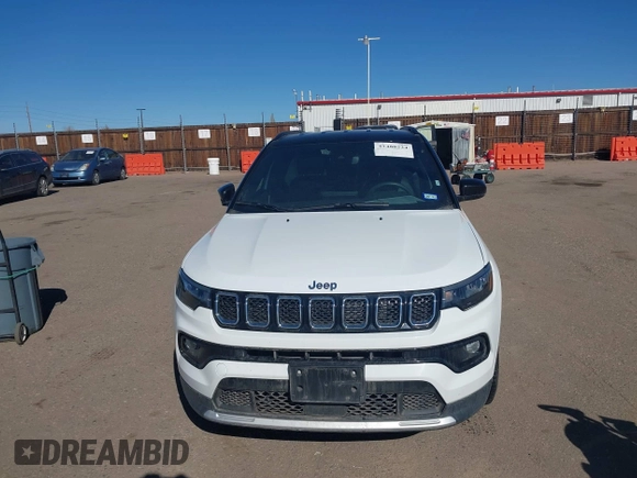 2023 Jeep Compass Limited with VIN 3C4NJDCN8PT567278, listed as a IAAI auction lot 41480224 with 44,311 mi miles and . Bid and sale history available at carsss.com. Image 12.