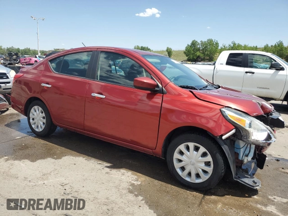 2016 Nissan Versa S with VIN 3N1CN7AP7GL842160, listed as a Copart auction lot 61683295 with 60,600 mi miles and Salvage title. Bid and sale history available at DreamBid. Image 4.