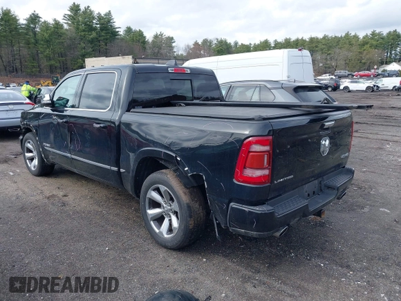 2021 Ram 1500 Limited with VIN 1C6SRFHT7MN664635, listed as a IAAI auction lot 41908646 with 78,013 mi miles and . Bid and sale history available at DreamBid. Image 3.