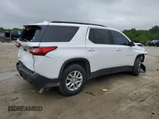 2020 Chevrolet Traverse LT Cloth z VIN 1GNERGKW7LJ317236, wystawiony jako Copart lot #58713465 z przebiegiem 79 070 mil mil oraz Szkoda całkowita • Salvage title. Historia ofert i sprzedaży dostępna na DreamBid. Obrazek 3.