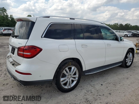 2017 Mercedes-Benz GLS 450 with VIN 4JGDF6EE0HA821639, listed as a Copart auction lot 52044764 with 41,249 mi miles and Salvage Title. Bid and sale history available at DreamBid. Image 3.