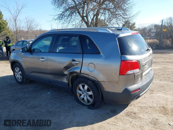 2011 Kia Sorento LX with VIN 5XYKT3A1XBG051561, listed as a IAAI auction lot 41749152 with 244,793 mi miles. Bid and sale history available at carsss.com. Image 3.