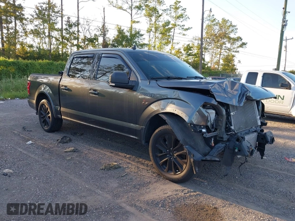 2020 Ford F-150 XL with VIN 1FTEW1CP0LFC46227, listed as a IAAI auction lot 40427872 with 80,414 mi miles. Bid and sale history available at carsss.com. Image 1.