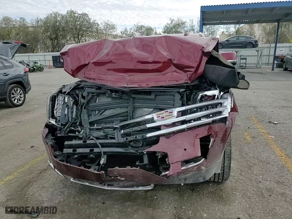 2018 Cadillac Escalade Luxury with VIN 1GYS4BKJ2JR159060, listed as a Copart auction lot 46138345 with 53,874 mi miles and Salvage Title. Bid and sale history available at carsss.com. Image 11.