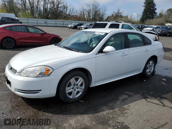 2010 Chevrolet Impala LS with VIN 2G1WA5EK3A1154957, listed as a Copart auction lot 51128715 with 56,486 mi miles and Salvage Title. Bid and sale history available at DreamBid. Image 1.