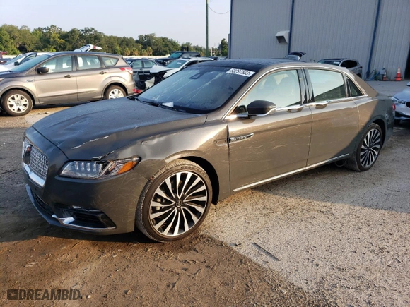 2020 Lincoln Continental Black Label with VIN 1LN6L9BC5L5604238, listed as a Copart auction lot 60297523 with 20,511 mi miles. Bid and sale history available at carsss.com. Image 1.
