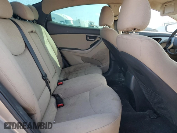 2016 Hyundai Elantra SE with VIN 5NPDH4AE0GH761703, listed as a Copart auction lot 46860205 with 172,588 mi miles and Salvage title. Bid and sale history available at DreamBid. Image 11.