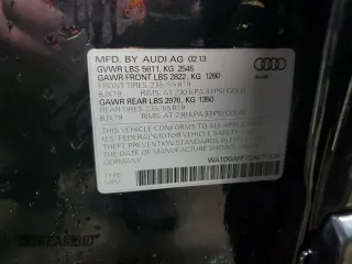 2013 Audi Q5 Premium Plus z VIN WA1DGAFP7DA071536, wystawiony jako Copart lot #49293345 z przebiegiem 201 721 mil mil oraz Szkoda całkowita • Salvage title. Historia ofert i sprzedaży dostępna na DreamBid. Obrazek 13.