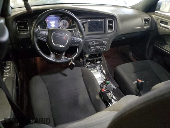2018 Dodge Charger Police with VIN 2C3CDXKT1JH330040, listed as a Copart auction lot 43053615 with 116,523 mi miles and Salvage Title. Bid and sale history available at carsss.com. Image 8.