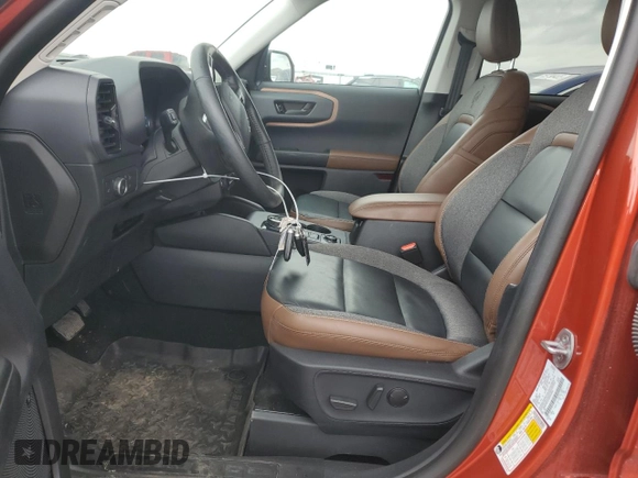 2022 Ford Bronco Sport Outer Banks with VIN 3FMCR9C6XNRD94682, listed as a Copart auction lot 59913785 with 25,201 mi miles and Salvage title. Bid and sale history available at DreamBid. Image 7.