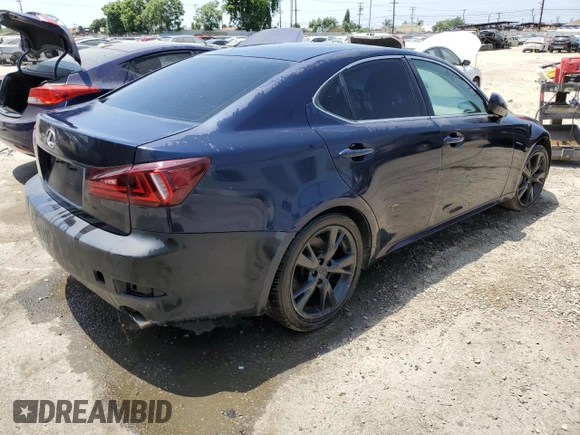2006 Lexus IS 350 with VIN JTHBE262965007974, listed as a Copart auction lot 62011125 with 196,177 mi miles and Clean title. Bid and sale history available at DreamBid. Image 3.