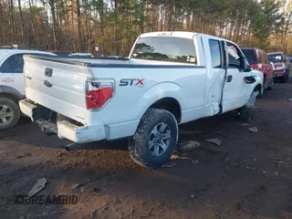 2014 Ford F-150 XL with VIN 1FTFX1EF0EFA23615, listed as a IAAI auction lot 41443935 with 241,426 mi miles. Bid and sale history available at carsss.com. Image 4.
