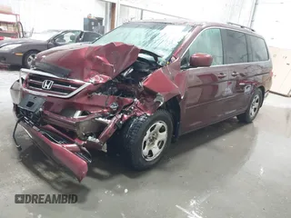 2007 Honda Odyssey EX-L with VIN 5FNRL38607B129361, listed as a IAAI auction lot 41778611 with Not Provided miles and . Bid and sale history available at carsss.com. Image 2.