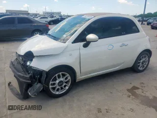2012 FIAT 500 Pop with VIN 3C3CFFDR8CT128778, listed as a Copart auction lot 54201585 with 134,742 mi miles and Salvage title. Bid and sale history available at DreamBid. Image 1.