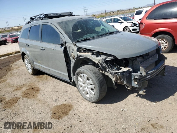 2020 Dodge Journey SE Value with VIN 3C4PDCAB1LT274125, listed as a Copart auction lot 52180775 with 67,928 mi miles and Salvage Title. Bid and sale history available at DreamBid. Image 4.
