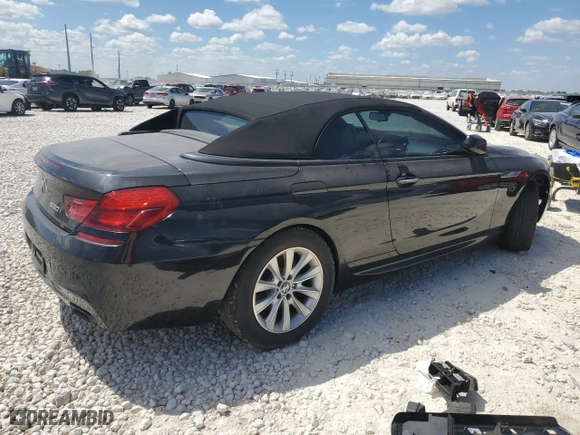 2014 BMW 6 Series 650i with VIN WBAYP9C54ED169493, listed as a Copart auction lot 72182474 with 0 mi miles and Salvage Title. Bid and sale history available at carsss.com. Image 3.