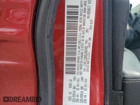 2014 Jeep Cherokee Limited z VIN 1C4PJLDB9EW262483, wystawiony jako Copart lot #54376075 z przebiegiem 151 405 mil mil oraz Szkoda całkowita • Salvage title. Historia ofert i sprzedaży dostępna na DreamBid. Obrazek 13.