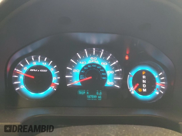 2011 Ford Fusion SPORT with VIN 3FAHP0DC1BR133040, listed as a Copart auction lot 50990545 with 187,599 mi miles and Salvage Title. Bid and sale history available at carsss.com. Image 9.