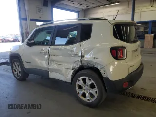 2017 Jeep Renegade Limited z VIN ZACCJBDB2HPG15382, wystawiony jako Copart lot #55858425 z przebiegiem 81 755 mil mil oraz Szkoda całkowita • Salvage title. Historia ofert i sprzedaży dostępna na DreamBid. Obrazek 2.
