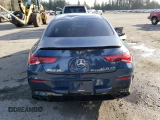2021 Mercedes-Benz CLA 45 AMG with VIN W1K5J5DB5MN186242, listed as a Copart auction lot 79274274 with 26,166 mi miles and Salvage Title. Bid and sale history available at DreamBid. Image 6.