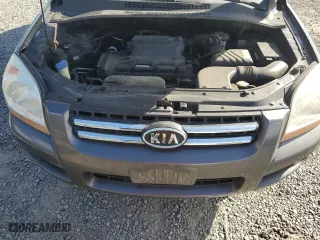 2008 Kia Sportage LX with VIN KNDJE724887549110, listed as a Copart auction lot 80168724 with 185,280 mi miles and Clean Title. Bid and sale history available at carsss.com. Image 12.