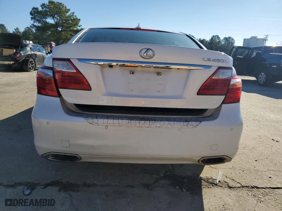 2011 Lexus LS 460 L with VIN JTHGL5EF1B5044013, listed as a Copart auction lot 45404605 with NaN miles and Clean Title. Bid and sale history available at carsss.com. Image 6.