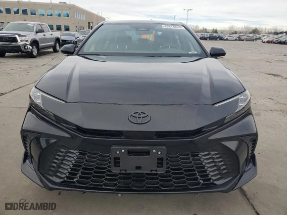 2025 Toyota Camry LE with VIN 4T1DAACK9SU045639, listed as a Copart auction lot 49914855 with 7,239 mi miles and Salvage Title. Bid and sale history available at carsss.com. Image 5.