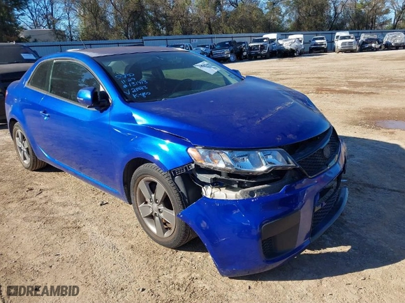 2011 Kia Forte Koup EX with VIN KNAFU6A26B5421483, listed as a IAAI auction lot 41155173 with 110926 miles. Bid and sale history available at carsss.com. Image 1.