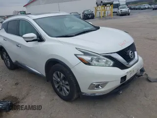 2015 Nissan Murano SV with VIN 5N1AZ2MH7FN218935, listed as a IAAI auction lot 41911132 with 198,946 mi miles. Bid and sale history available at carsss.com. Image 1.