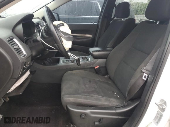 2017 Dodge Durango SXT with VIN 1C4RDJAGXHC629840, listed as a Copart auction lot 58322745 with 177,930 mi miles and Salvage title. Bid and sale history available at DreamBid. Image 7.