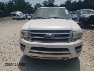2017 Ford Expedition Max Platinum with VIN 1FMJK1MT6HEA81170, listed as a Copart auction lot 61833725 with 102,767 mi miles and Salvage title. Bid and sale history available at DreamBid. Image 5.